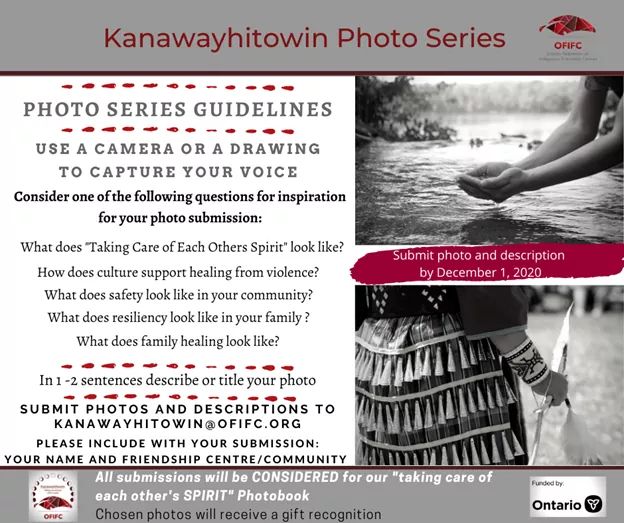 Participate in the Kanawayhitowin Photo Series and express yourself QE. #Kanawayhitowin #Community #UrbanIndigenous