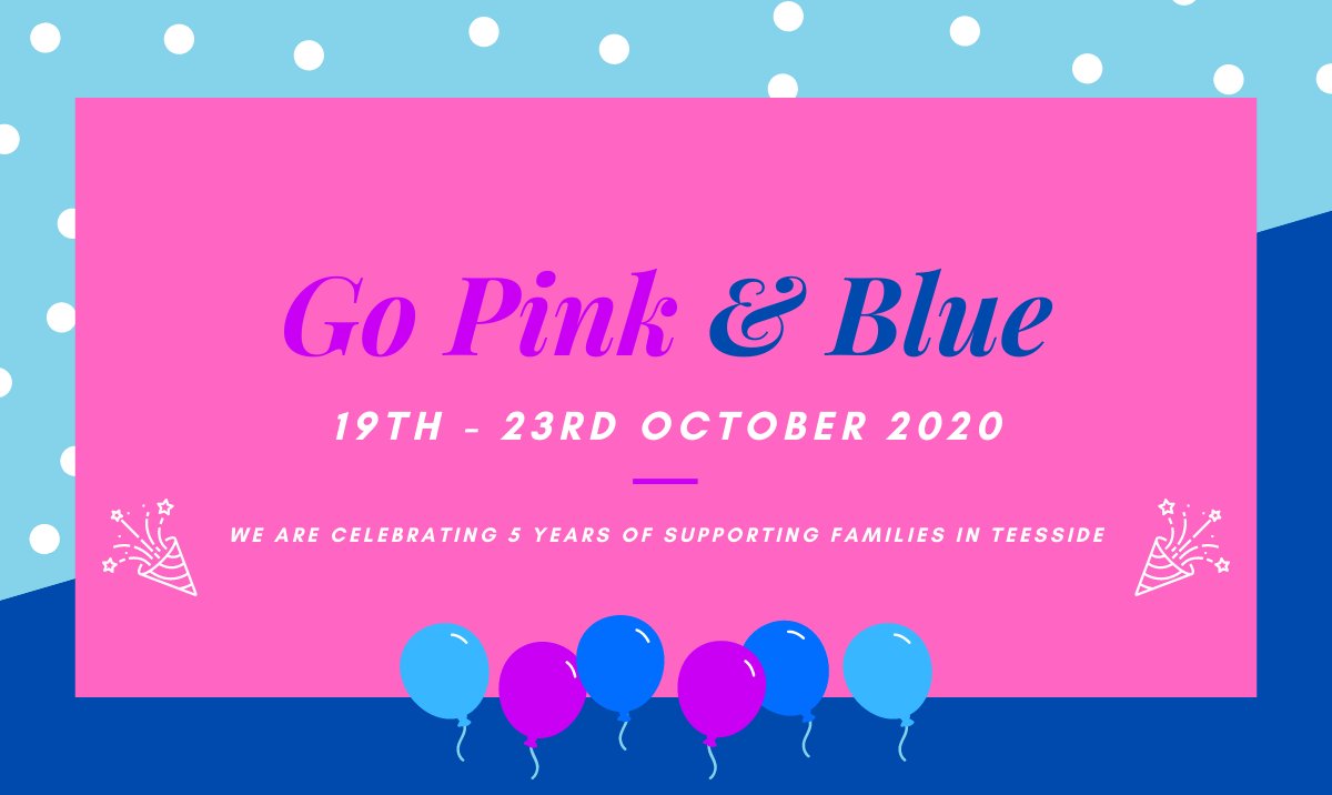 Go Pink &amp; Blue  in support of NeoAngels 💗💙

Help us celebrate our 5th Birthday, with lots of fun activities for individuals, #schools, #businesses #colleges #residentialhomes. 

Visit neoangels.org.uk/go-pink-blue for more info.

#charity #birthday #fun #activities #fundraising