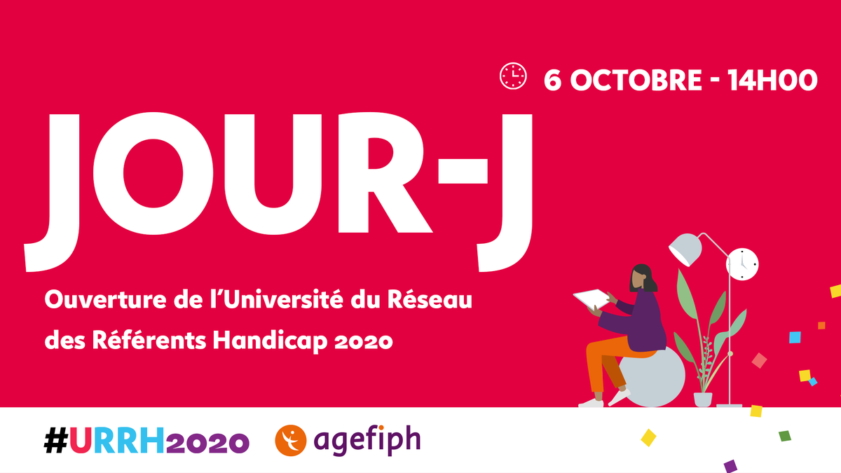 Agefiph_'s tweet image. - #URRH2020 ⚡️ -
C'est parti ! La 1ère édition de l'Université du réseau des référents handicap démarre aujourd'hui. Conférences, ateliers, échanges, afterworks &amp;amp; plus encore pour se mobiliser en faveur de l'emploi des personnes en situation de handicap
📌 bit.ly/33918ZQ
