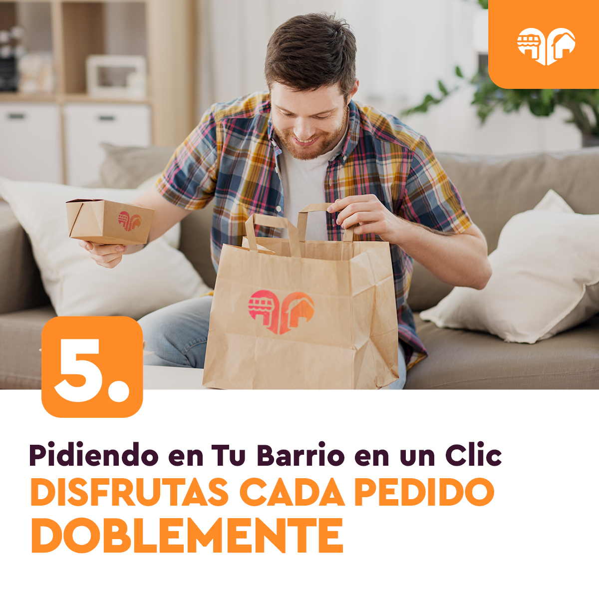 ¿Cómo disfrutar de tu pedido dos veces? Pides en tu comercio favorito, te lo preparan con todo el cariño del mundo y nosotros te lo llevamos. ¿Tan sencillo? Sí, porque con ese pedido estarás ayudando al pequeño comercio. Tiene que saber doblemente bien 😉 tubarrioenunclic.es