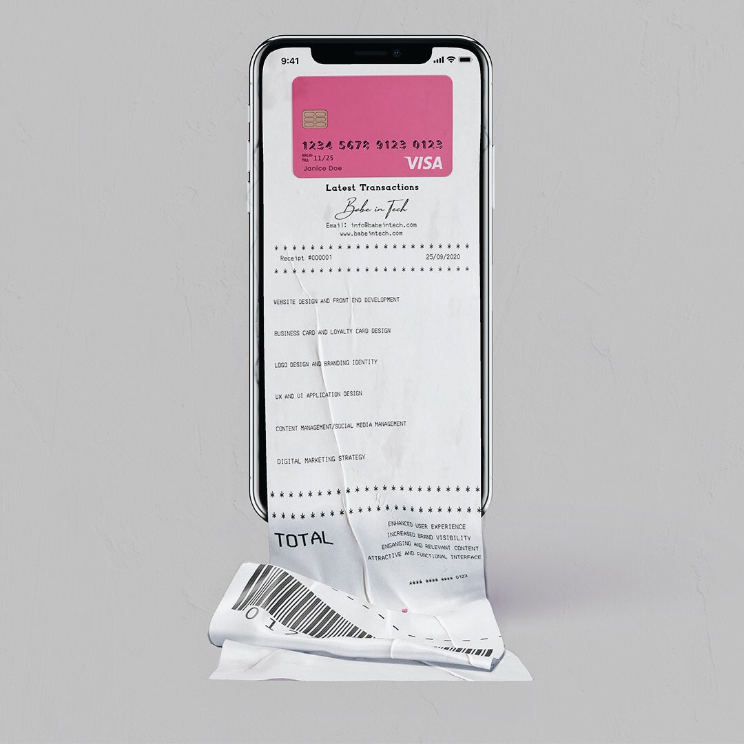 babeintech's tweet photo. Browse our catalogue! Babe in Tech offers a range of services to aid in enhancing your digital presence. For an inquiries please email info@babeintech.com  

Made with 💕 by a Babe in Tech https://t.co/uYXGRHOUGo