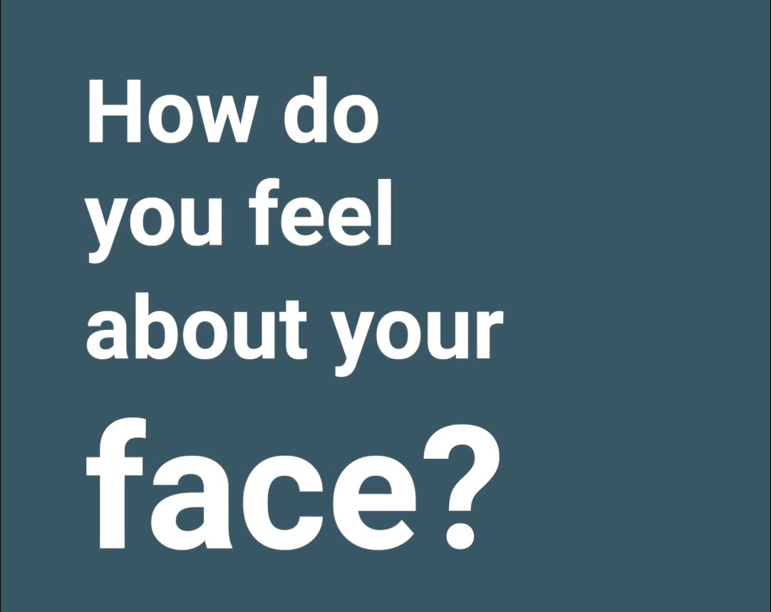 How do you feel about your face? Does it represent who you are? 

We're asking these questions during the @BeingHumanFest in November. Keep an eye out for our video responses, and why not send in your own thoughts? Get involved, we'd love to hear from you! ow.ly/h9i750BJMWB