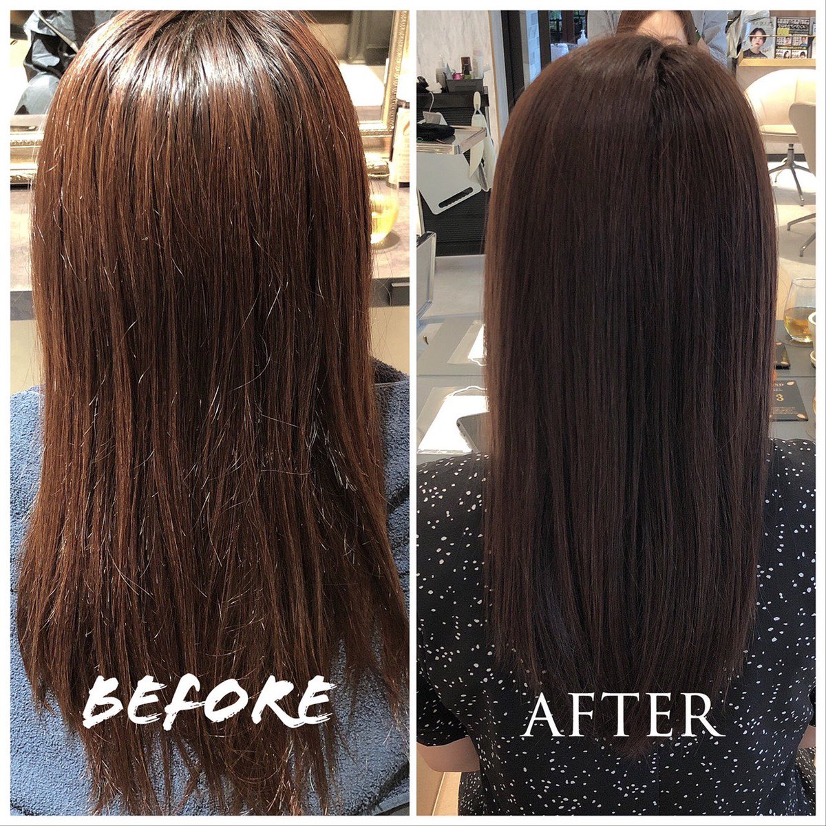 Salonkind V Twitter Kind 関口貴行 アシスタント時代の頃から 担当させて頂いてるお客様を ケアカラーしました 秋っぽい落ち着いたグレージュにしました ヘアカラーとトリートメントを組み合わせておこなうので 手触りや艶は染める前よりも格段に良くなります
