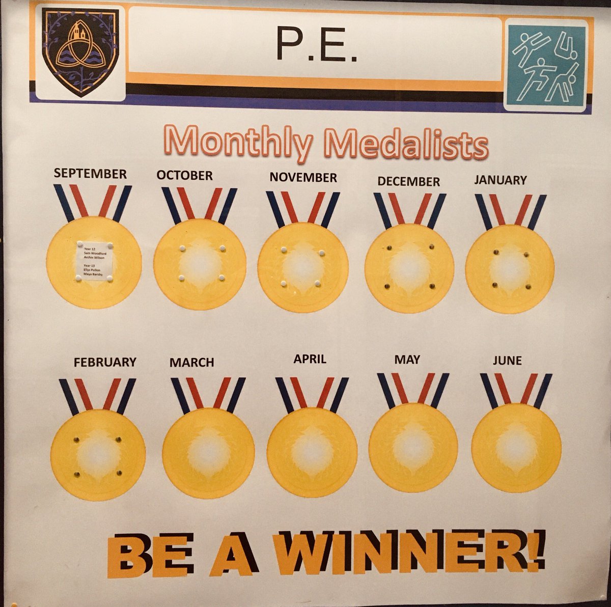Sixth Form PE -  Good Start.

Stars Of the Month. 

September 2020

Well done 👏🏽⭐️

A healthy treat is coming your way. 🤗

Keep up the hard work⭐️