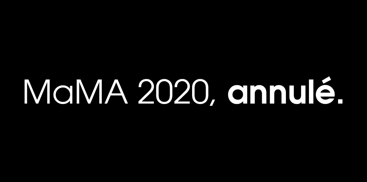 MaMAevent's tweet photo. 𝐌𝐚𝐌𝐀 𝟐𝟎𝟐𝟎, 𝐜𝐚𝐧𝐜𝐞𝐥𝐥𝐞𝐝.
👉 More details in the press release: https://t.co/MrO4M3KQRH https://t.co/vYZoMK6qFE