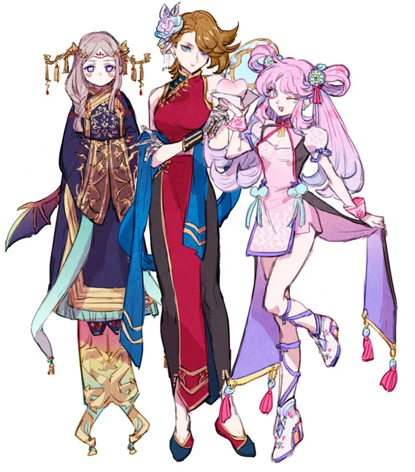 #メギドファンタジーチャイナ部 この部活動だけやたらしてる(4枚目はSketch) 