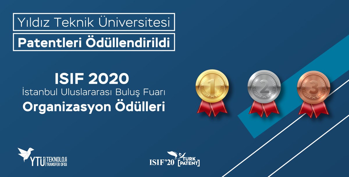 yildiztto's tweet photo. Yıldız Teknik Üniversitesi Patentleri ISIF 2020 İstanbul Uluslararası Buluş Fuar'ında Ödüllendirildi!

@TURKPATENT  @istanbulinvent @YildizEdu https://t.co/sIPvDXK2fa