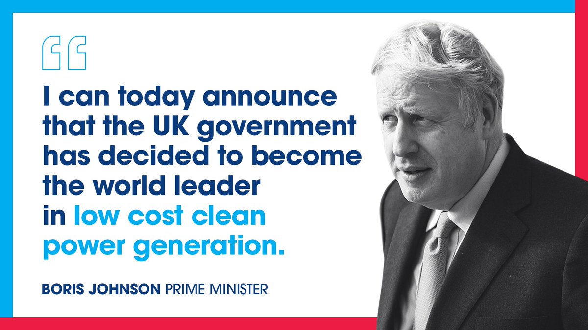 We will become the world leader in low cost, clean power generation.

In ten years time, offshore wind will be powering every home in the country. 

#BuildBackBetter #CPC20