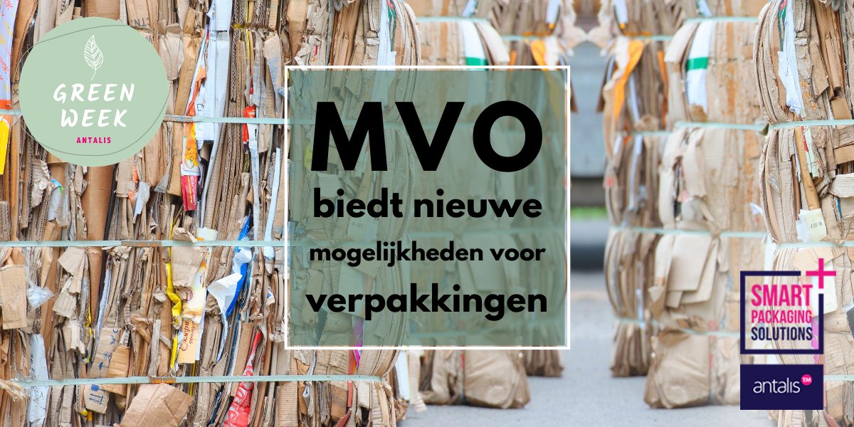 Ontdek welke nieuwe mogelijkheden een goed MVO beleid biedt voor verpakkingen.  Goed voor de planeet én voor de winst! Lees verder ow.ly/G83x50BKIcp
#GreenWeekAntalis #milieu #duurzaamheid #packaging #mvo