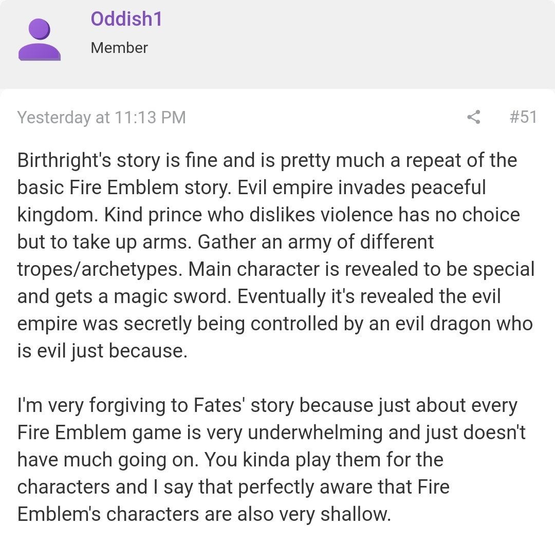 Oh yeah, this bs post reminded me of a thought I had on FE4's plot and characters so far. Just gonna leave this screencap here for future reference - I'll elaborate later