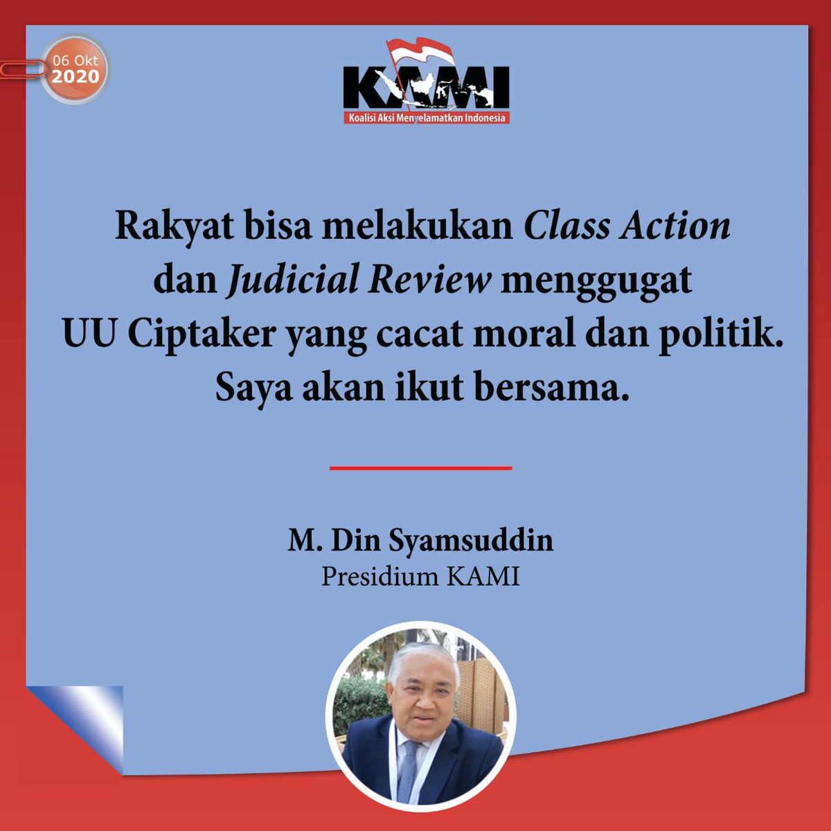 Mari bergabung membela rakyat