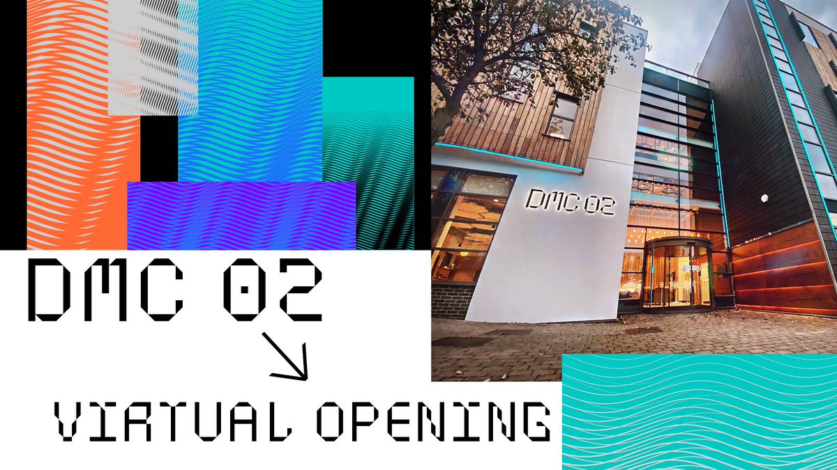 📢 DMC 02 Virtual Launch. 

You've seen the stunning pictures of DMC 02, but now it's time for us to officially open the doors. 

Join us virtually on Thursday 15th October at 6.30pm. 

See full details and register to recieve reminders and updates below.

eventbrite.co.uk/e/dmc-02-virtu…