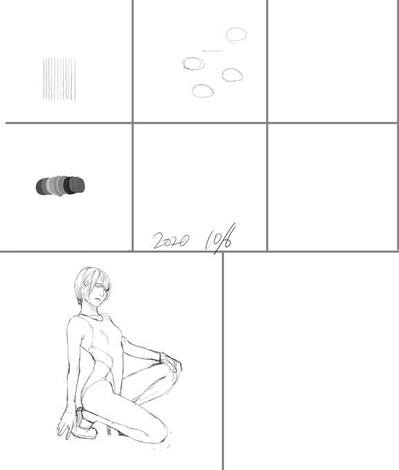 95日目 #クロッキー100日チャレンジ 