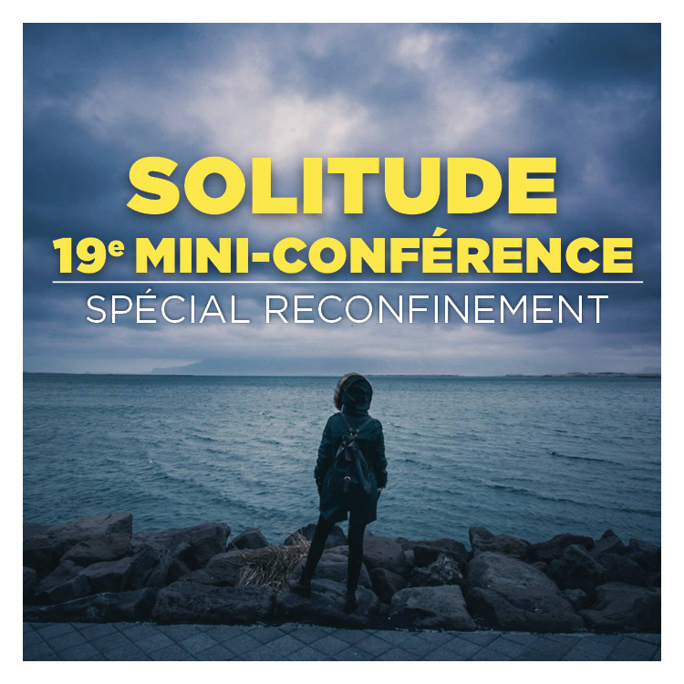 Qu'on soit seul accompagné, seul physiquement ou psychologiquement, ou encore littéralement seul ; le sentiment de solitude reste le même! 
La solitude, c'est le sujet de ma mini-#conference cette semaine.
Jeudi 8 octobre, 19h30! #Facebooklive facebook.com/MylenePaquette…