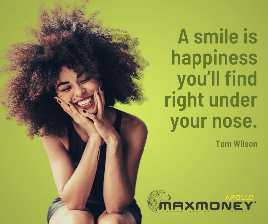 CEOMycomax's tweet image. We can all use a little happiness!

A smile is happiness
you’ll find right under your nose.
(Tom Wilson)

#Rocktober
#OctoberPower
#takeittothenextlevel
#octoberchallenge