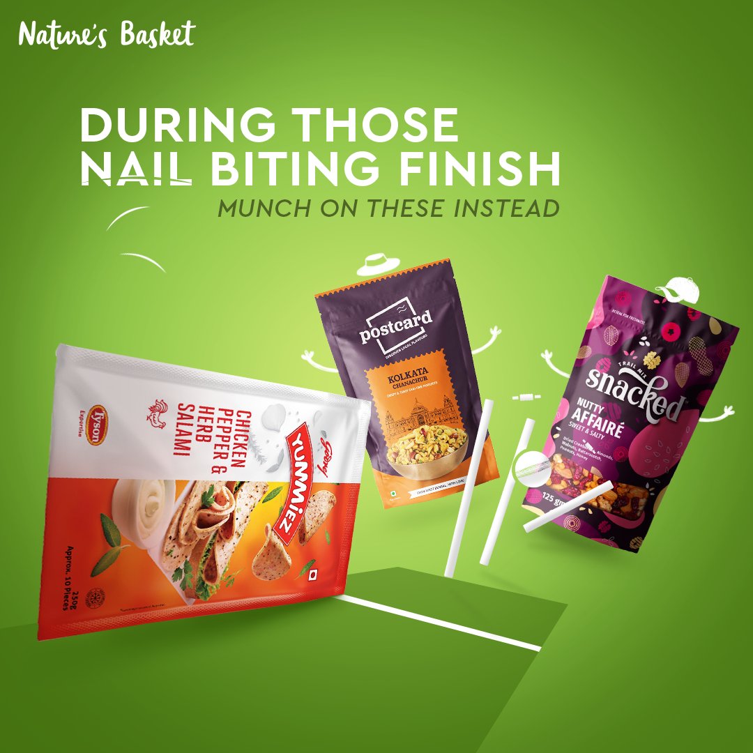 NaturesBasket's tweet photo. Let's get munching!
To all the cricket lovers, order your favourite snacks which are delivered safely and are sure to satiate your match time cravings. #GetMatchReady
Head to your nearest store or shop now - https://t.co/9wkzTLcOKn https://t.co/hLjO3esBsf