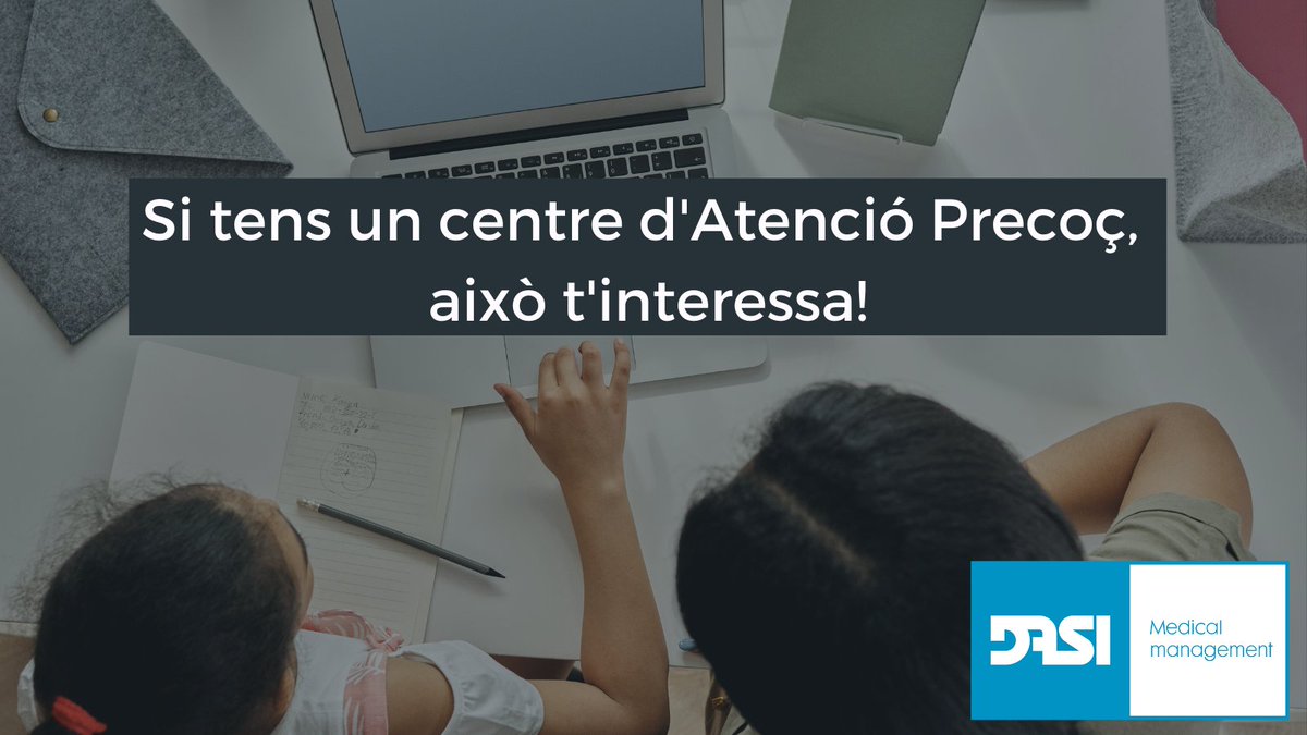 Si tens un centre d’#atencioprecoç o et dediques a aquesta especialitat, pot ser que t’interessi aquest enllaç per a gestionar el teu centre o consulta des del núvol,siguis on siguis.Només et cal un dispositiu mòbil i connexió a Internet, dasi.es/atencion-tempr… <a href="/dasiinformatica/">DASI</a>