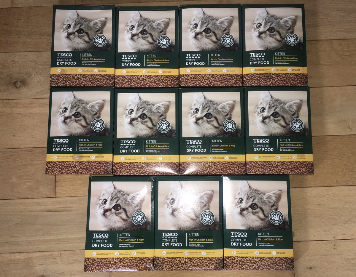 tesco kitten dry food