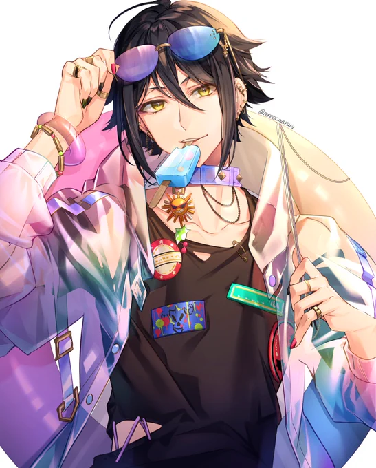 創作キャラの真咲くんver.夏のパリピ 