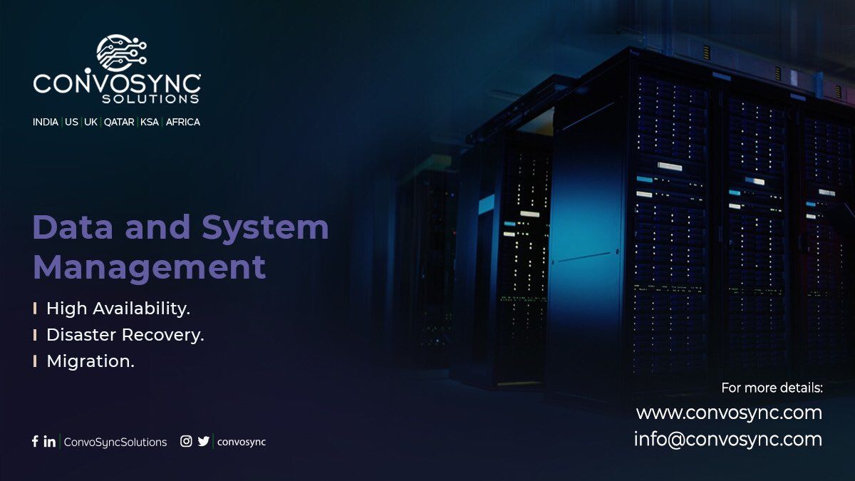 kjelili1's tweet photo. We offer #DataCentre solutions, Data Centre #Integration, Data Centre Design, Build-up/Support, Disaster Recovery, Facilities Mgt, #DataCentreVirtualization, Hybrid Cloud Integration & #Syncronization of all IT Infrastructures.
Talk to us @ConvoSync https://t.co/pgRXPjtO77 https://t.co/O2Gkg4ex2i