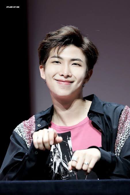 kim namjoon and his contagious smile, a relaxing short thread;