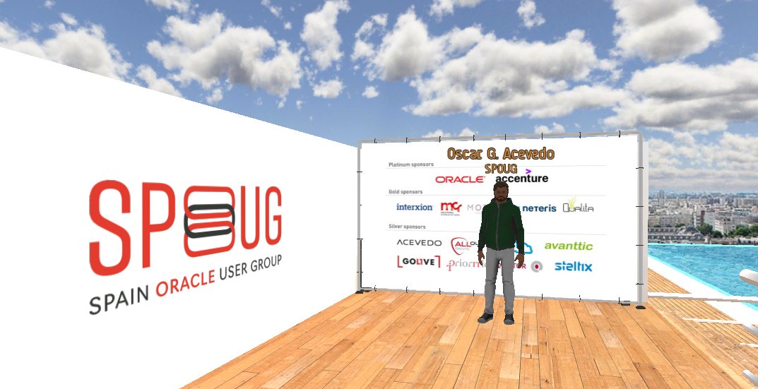 He de confesar que liderar la organización de la #Conferencia de #Usuarios de #Oracle hace que me lo esté pasando en grande. Aunque se que estas dos próximas semanas serán de todo menos aburridas!

#MiAvatar

Toda la info.: spoug.es/spoug-20/

#SPOUG
#SPOUG20 
#MundoVirutal