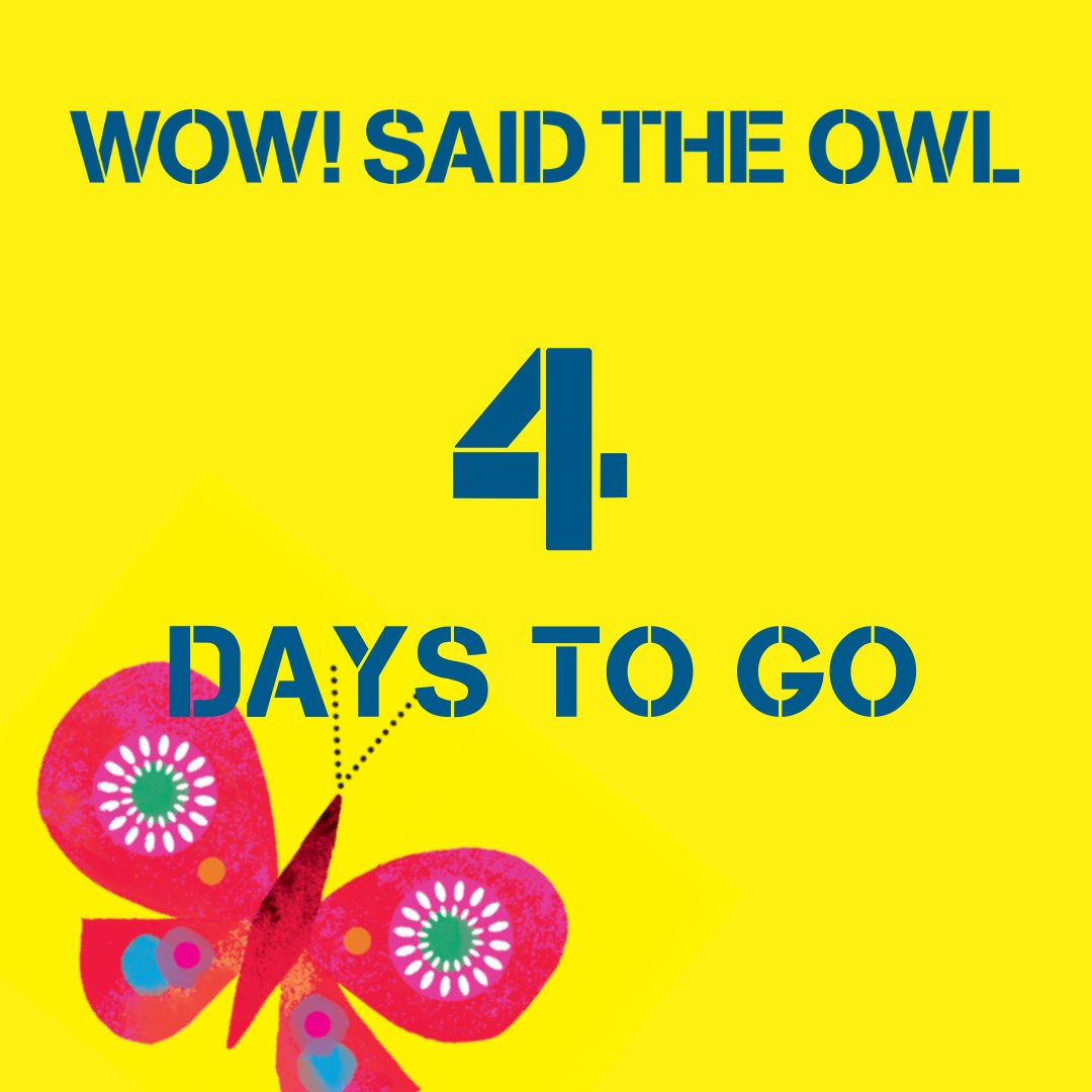 Just four days until WOW! Said the Owl opens at <a href="/2021VisualArts/">2021 Visual Arts</a>. A family friendly exhibition based on the book by @timhopgood, there'll be loads for under fives and their families to see and do.  2021visualartscentre.co.uk/wow/ #acesupported <a href="/ace_thenorth/">Arts Council England, North</a> @artexplor1 <a href="/fantasticforfam/">Fantastic for Families</a>