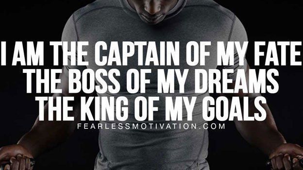 fearlessmotivat's tweet photo. i am the captain of my fate, the BOSS of my dreams, the KING of my GOALS! https://t.co/hWRQstceno