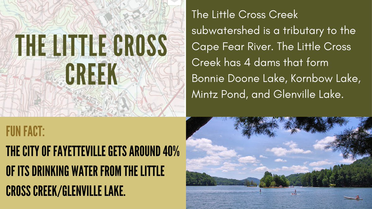 Happy Tuesday, Everyone! Today, we are kicking off our #WatershedSpotlightSeries with CWEP partner Fayetteville. Check out these cool facts about the Fayetteville Watersheds! #watereducation