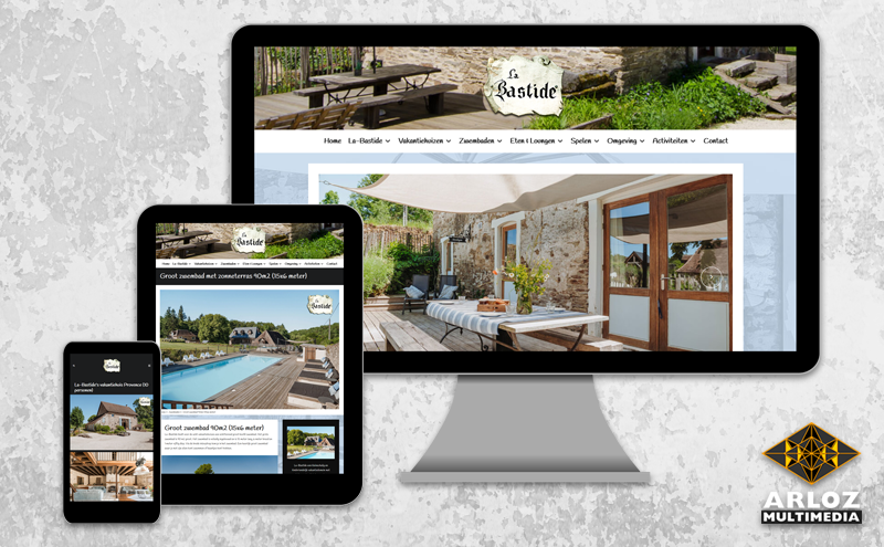 ArlozMultimedia's tweet photo. Webdesign door #Arloz. Vakantiehuizen verhuur website van het #vakantiedomein La-Bastide in Frankrijk.

Bekijk website:
[>] https://t.co/8zlxUkSYmY 
Webdesign door:
[>] https://t.co/FDidkW1fd2

#webdesign #nieuwewebsite #oldenzaal #webdesigner #vakantiehuizenwebsite #vakantiehuis https://t.co/zCj7WOxrCC