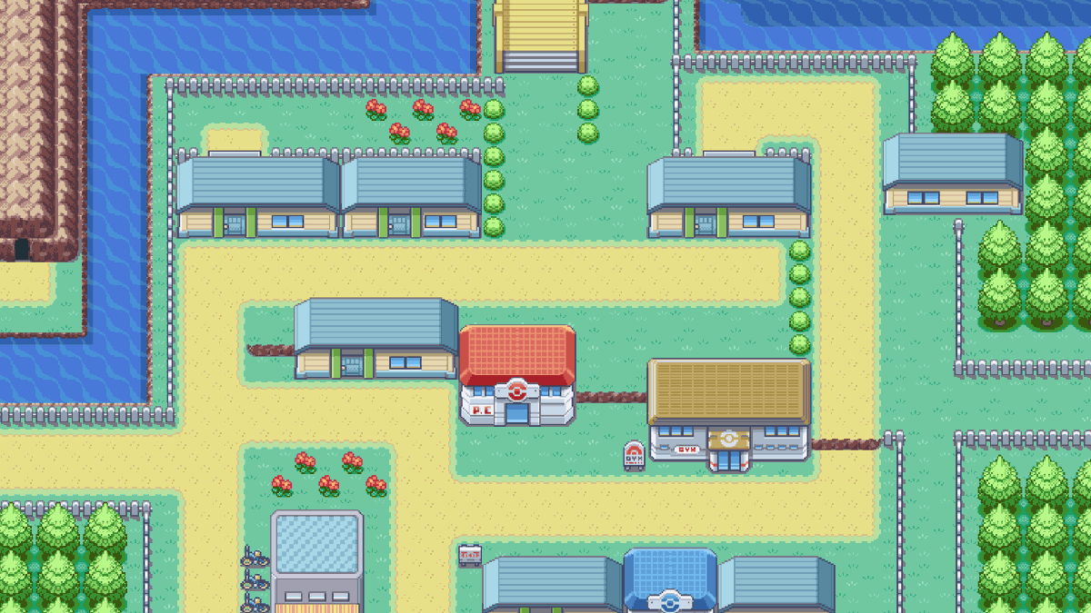 You have arrived in Cerulean City. You could take on Misty right away, but you see a bunch or trainers on a bridge and think it would make a good warm up.