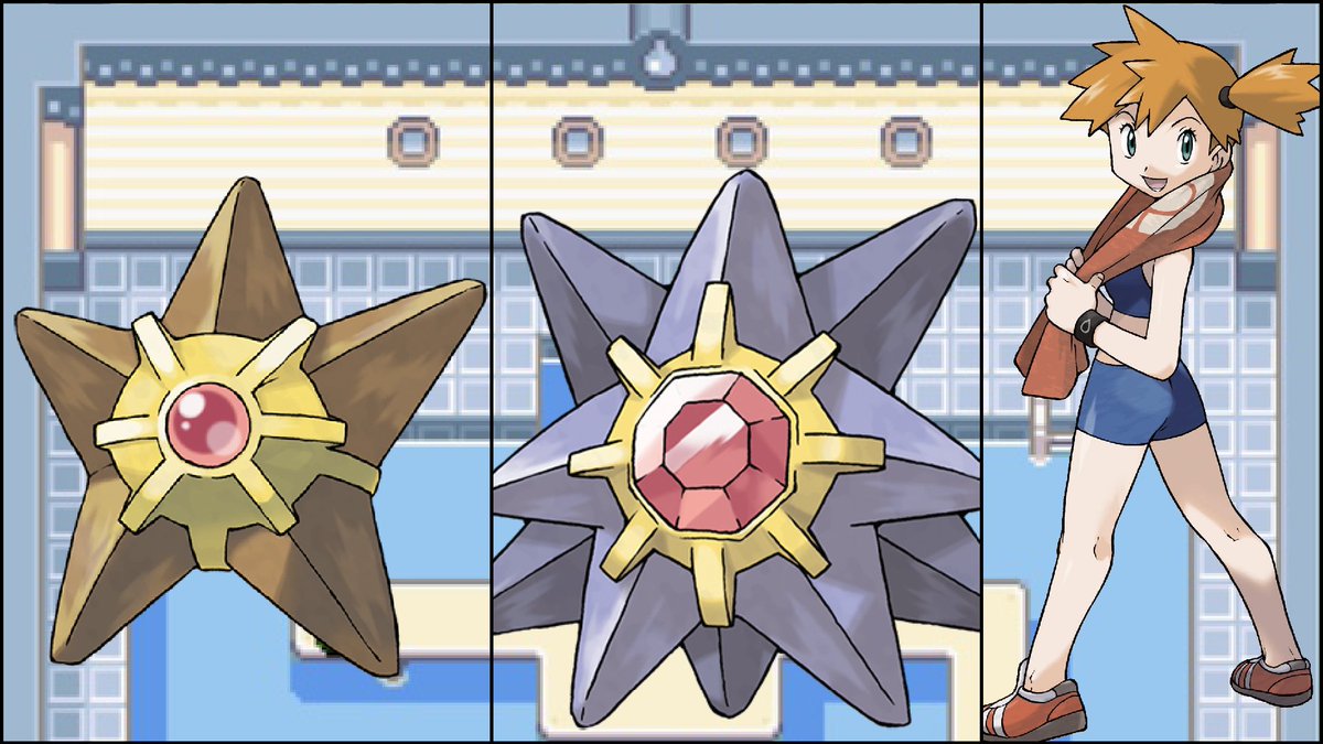 Now that you have beaten all the trainers in the area its finally time to take on Misty. Which Pokemon are you using for the battle?