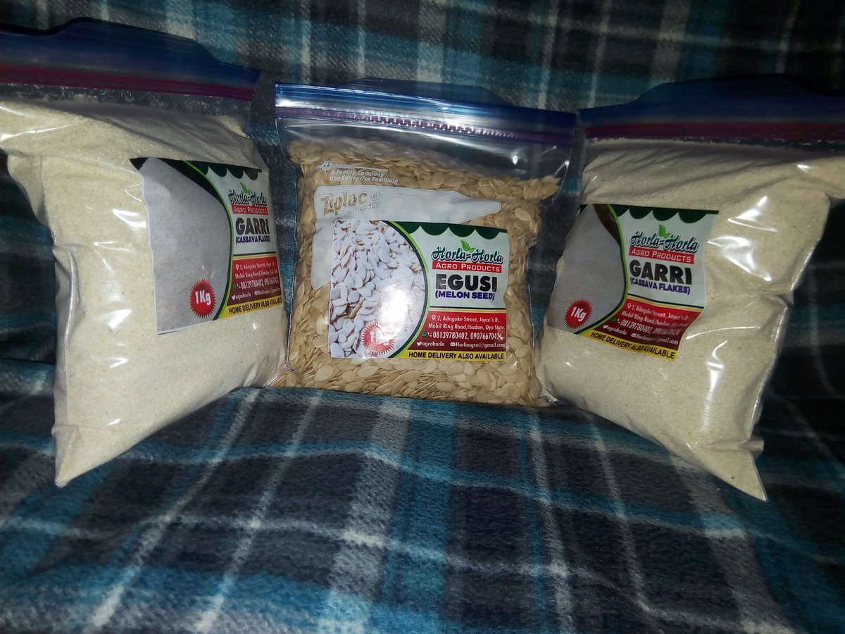 AgroHorlar's tweet photo. This is where we hustle for our own 2k.
You can order for your:
- Ofada Rice
- Garri Ijebu ( For Drinking)
- Melon Seed ( Egusi)
- Gaari Oyo ( For Eba)
🙏 Retweet, our #customer might be on your Timeline.
@FarmsquareNg
@MadedorVictori
@EPurpleseal
@tunde_banjoko
@humanrightradio https://t.co/f8aGB8AZXD