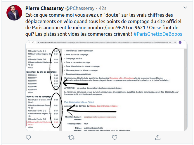 ParisEnSelle's tweet photo. Pierre s'essaie à l'open data. Pierre confond nombre de mesures et valeurs des mesures. Ne soyez pas comme Pierre. Utilisez https://t.co/DVSk7LqgXZ https://t.co/ieGsrmuh5e