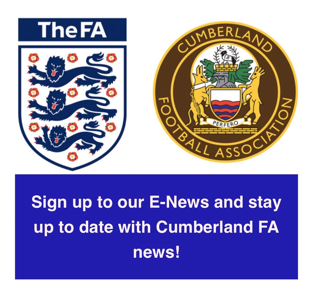 CumberlandFA's tweet photo. NEWS | We’ve sent an e-news to our #Leagues #Clubs #Referees #CWOs #Subscribers with the #UnitedAgainstAbuse campaign plus more recent news.

Stay up to date with local #GrassrootsFootball news and subscribe 👇
https://t.co/WJTIr2n2NX https://t.co/rtVCcFZaoh