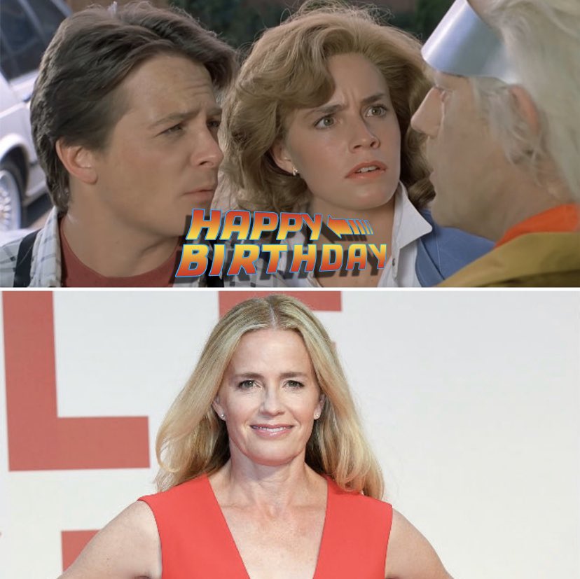 Happy Birthday to Elisabeth Shue, who played Jennifer Parker in parts II/III  