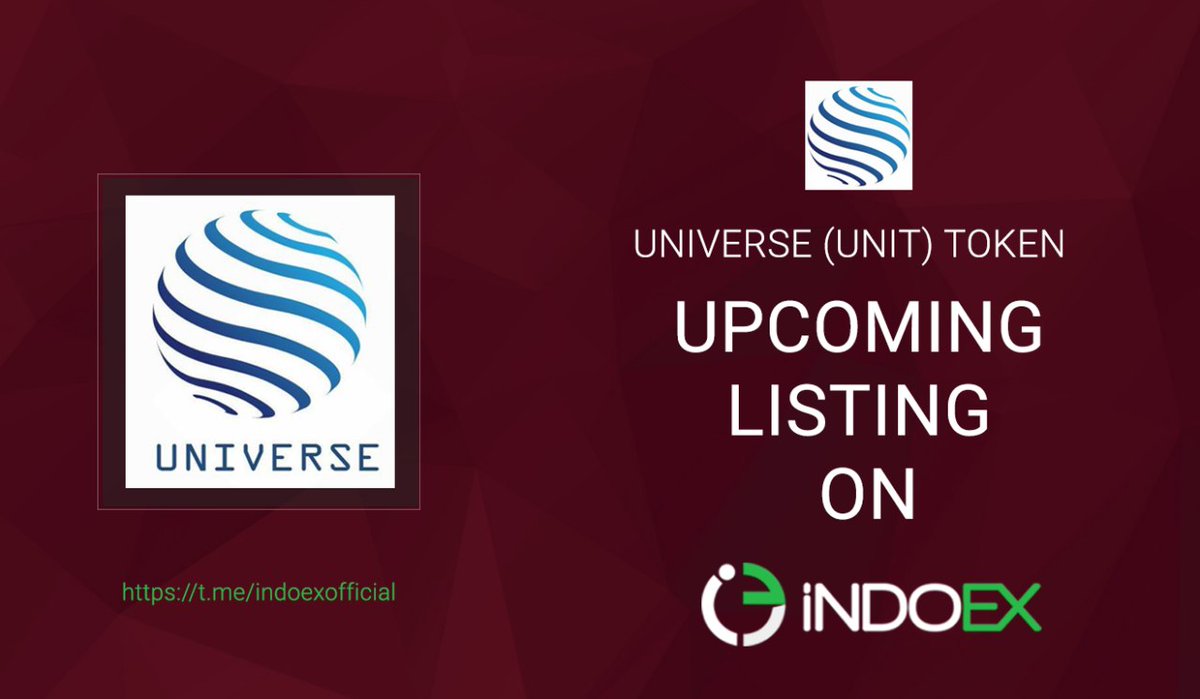 We're glad to announce that universetoken will be listing on indoex 
<a href="/Indoex_LTD/">IndoEx</a>