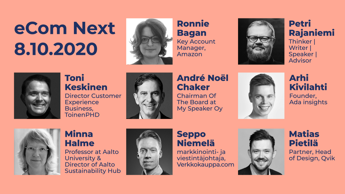 Nyt on kova setti! Vielä ehdit mukaan kuulemaan uusimmat käänteet verkkokaupan maailmasta. Tästä pääset mukaan ecomnext.posti.fi
#ecomnext #ecomnext2020 #verkkokauppa #ecommerce #ecom