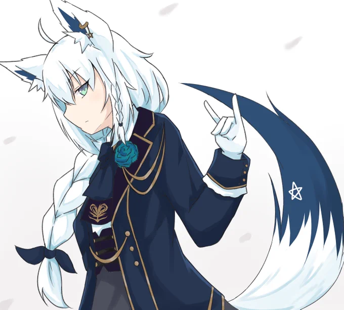 新衣装!!カッコいい!!
#絵フブキ 