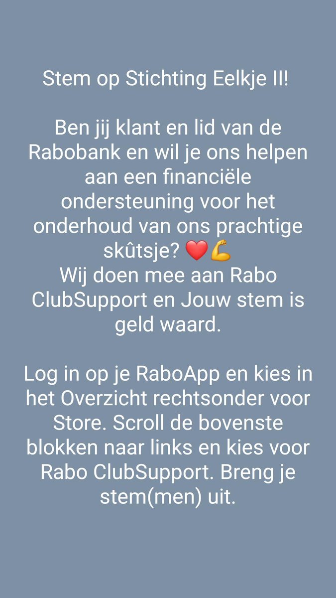 #raboclubsupport