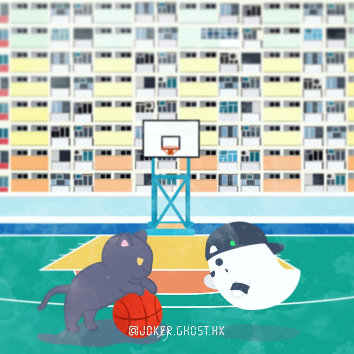 JokerGhost17's tweet photo. 【 喵鬼遊香港 】
📍彩虹邨

#hongkong #香港 #illustration #cat #discoverhongkong #香港景點 https://t.co/FMaEYLeV1v