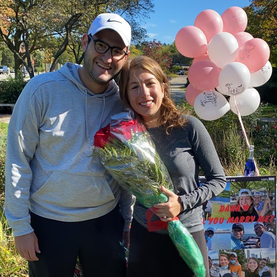 YURollerHockey's tweet photo. Anotha one! Big Mazel Tov to our resident enforcer (and goal scorer) Ami Chai Rosenfeld on his engagement yesterday to Dana Koenig!!! Keep em coming boys!! #onlysimchas #rollerhockeyfam https://t.co/k7i8Z2Hdse