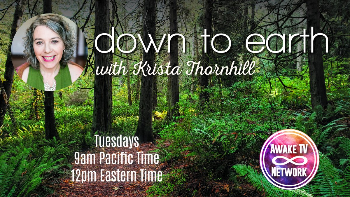 Introducing our new show host Krista Thornhill starting her 12-Week Series "Down to Earth" today at 9am PT - Ep.1 is an Intro to Earth-Based #Spirituality. Watch free Live or Replay! lnkd.in/gBFHSeF 
Learn more about Krista: awaketvnetwork.com/krista-thornhi…