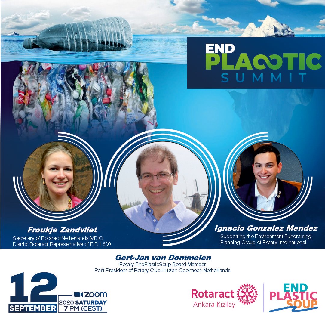 We organized the End Plastic Summit as an ambassador club of Rotary EndPlasticSoup.

Join us in our fight against plastics: endplasticsoup.nl/en