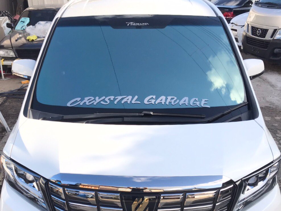 カーフィルム施工 車両情報＿＿＿：30アルファード フロントガラス
