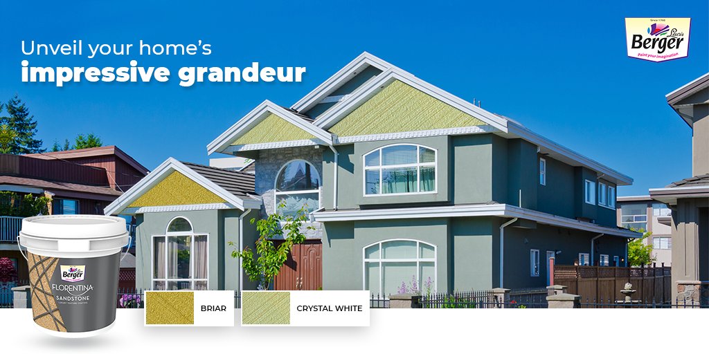 BergerPaintsInd's tweet photo. #BergerExteriorTextures give your home the ultimate luxury designer finish! Moreover, it also provides protection against adverse weather conditions. Know more - https://t.co/jOiqD3r9n0 
#ExteriorPaints #TexturePaints #HomeExteriors #HomePainting https://t.co/B7UBb3BUd1