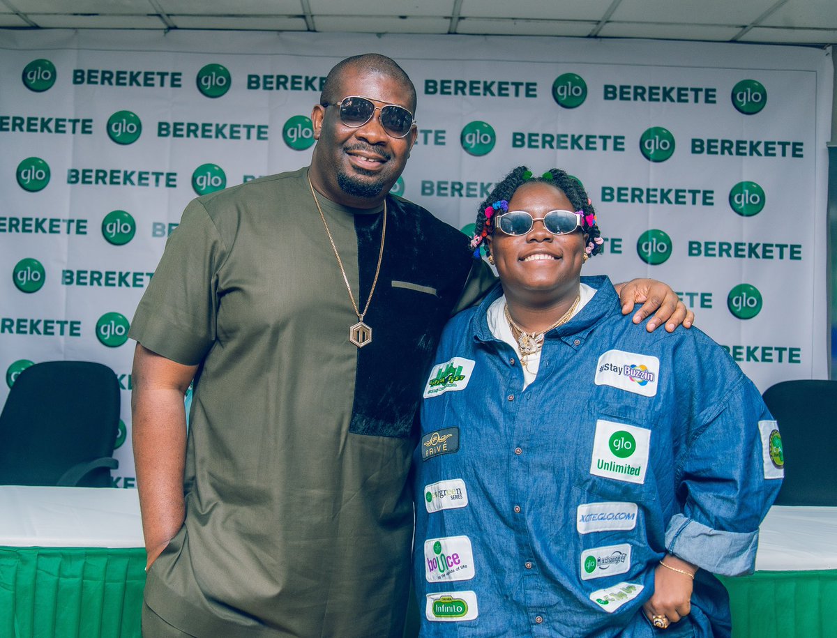 DONJAZZY's tweet photo. Another One ☝🏿. The Endorsements don #Berekete. To GOD be the glory. Say hello to the new Globacom Ambassador.  😀😀😀 #Glo #Globerekete. #Mavin https://t.co/CtHjijshOJ