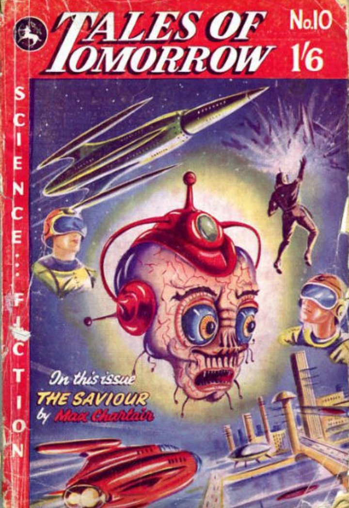 Initially Spencer focussed on story magazines in digest and pocketbook form: Tales of Tomorrow, Out Of This World and Supernatural Stories focussed on fantasy and sci-fi short stories. But the digest market was beginning to decline as the post-war paperback market began to boom.