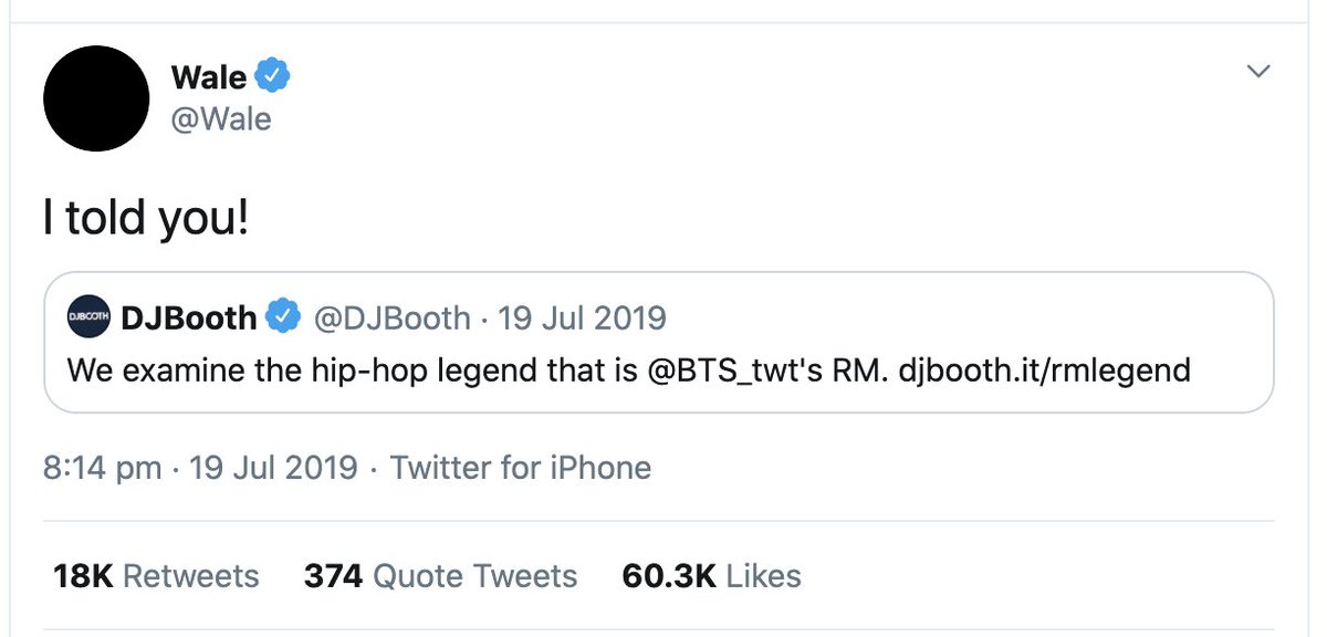 namjoon also collaborated with wale, a well known hip hop artist on "change", and wale said that "he could be one of the best producer writers... he's that good"