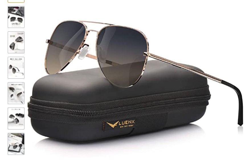 DailyFinds4U's tweet photo. #LUENX Aviator #Sunglasses for Men Women Polarized - UV 400 Protection with case 60MM https://t.co/0BtsZLmQN3 #giftidea #onlineshopping @amazon https://t.co/Mpz6jnd9pl